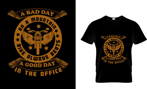 A Bad Day on a Mountain: Graphics & T-Shirt Designs