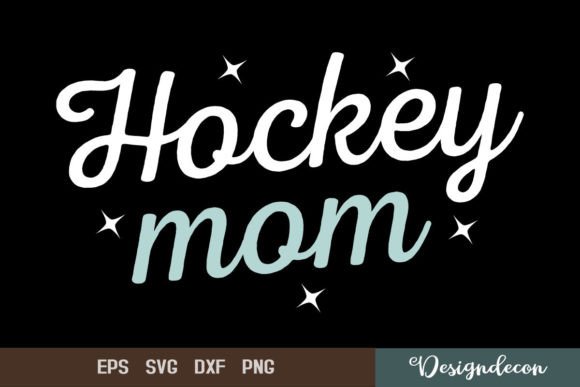 Hockey Mom Retro Sublimation SVG: Graphics & Print Templates