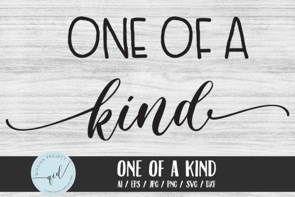 One of a Kind Quote SVG: Graphics & Illustrations for Handmade Brands