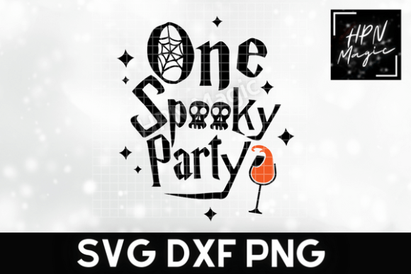 One Spooky Party Halloween Quote SVG: Graphics for T-Shirt Designs