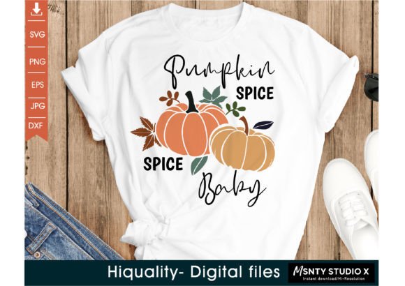 Pumpkin Spice Spice Baby SVG: Graphics & Graphic Templates